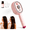 Pink 1PC, variant on 3-in-1 Electric Spray Massage and Self-Cleaning Comb with Oil Measuring Cup, Red Light Brush for Frizzy Hair