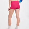 thumbnail image 5 of YOUYEDIAN Girls Athletic Shorts Kids High Waist Biker Dance Gymnastics Shorts Comfy Yoga Active Workout Volleyball Shorts (Hot Pink, 11-12 Years), 5 of 6