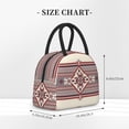 thumbnail image 2 of Balery Fashion Tatreez Bolsa de Almuerzo para Mujeres, Caja de Almuerzo, Bolsa de Almuerzo Pequeña Impermeable, Tote de Almuerzo Reutilizable con Gran Capacidad, 2 of 6