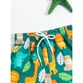 thumbnail image 4 of Baby Boy Cartoon Graphic Print Woven Fabric Beach Shorts, 4 of 4