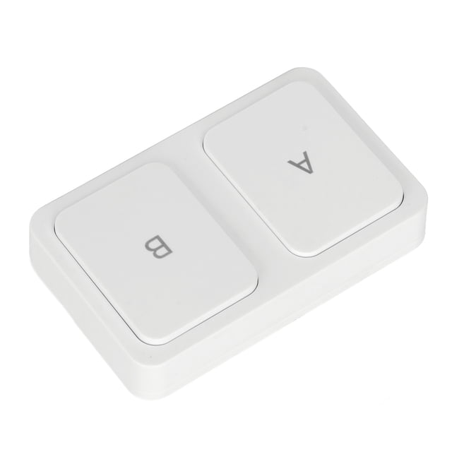 Smart 2 Way Switch, Smart Scene Switch Convenient Compact for Zigbee Connection for Household for Tuya