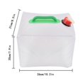 thumbnail image 1 of 10/20L Outdoor Camping Travel Folding Bucket Camper Tourism Large Water Storage Container Foldable Water Bags Water Canister, 1 of 5