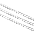 thumbnail image 4 of Uxcell 10 Feet Curb Chain Twisted Cuban Link Chain with Spool for Jewelry Making, Silver, 4 of 6