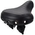 thumbnail image 1 of Sillín de bicicleta extra ancho Asiento de bicicleta cómodo Piezas de ciclismo, negro - Aespa kaili Sencillez, 1 of 5