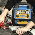 thumbnail image 3 of ZunDian 1400 Amp Battery Jump Starter with Air Compressor Car Tire Inflator, Portable Power Station 110V 400W Power Inverter USB DC AC Outlet, 12V Emergency Auto Battery Booster Box, Jumper Clamp, 3 of 4