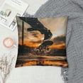 thumbnail image 2 of Orinice Skateboard Graphic Decorative Cushion Throw Pillow Cover for Home Couch Living Room Bed Sofa, Aesthetic Style, 1PC 18x18in, 2 of 5