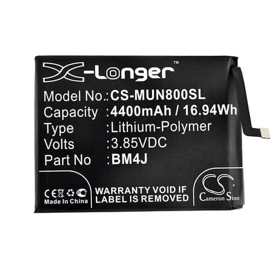 4400mAh BM4J Battery for Xiaomi Redmi Note 8 Pro Dual SIM Redmi Note 8 Pro Dual SIM TD-L M1908C3JG Redmi Note 8 Pro M1908C3JH M1