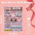 thumbnail image 2 of 18th Birthday Gifts Blanket for Her,18 Year Old Girl Birthday Gifts Blankets 18th Birthday Decorations Blanket Best Gifts Ideas for 18 Year Old Girl Teen Girl Gifts Throw Blankets 50"X60", 2 of 6