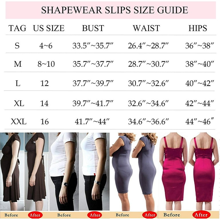 KHAYA Women's Control Full Slips Shapewear Seamless Bodycon Strapless Tube  Dress - ShopStyle Lingerie & Nightwear
