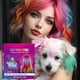thumbnail image 4 of Pisexur Belleza Maquillaje Peines de tiza para el cabello festivos de 8 colores, colores de tiza para niñas, tintes temporales para el cabello, regalos de Navidad para niñapara mujeres y hombres, 4 of 9