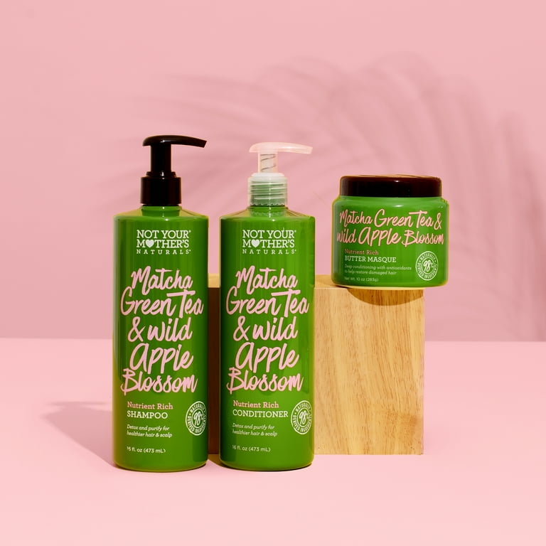 Not Your Mother's Matcha & Wild Apple Shampoo, 16oz - Nutrient