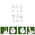 thumbnail image 3 of 6pcs Creative Ballerina Crafts Decor Delicate Ballet Girl Ornament for Home, 3 of 8