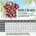thumbnail image 2 of Wrestling Red Hibiscus Hawaiian Shirt for Men, Button Down Summer Beach Short Sleeve, Tropical Style, S-5XL, 2 of 4