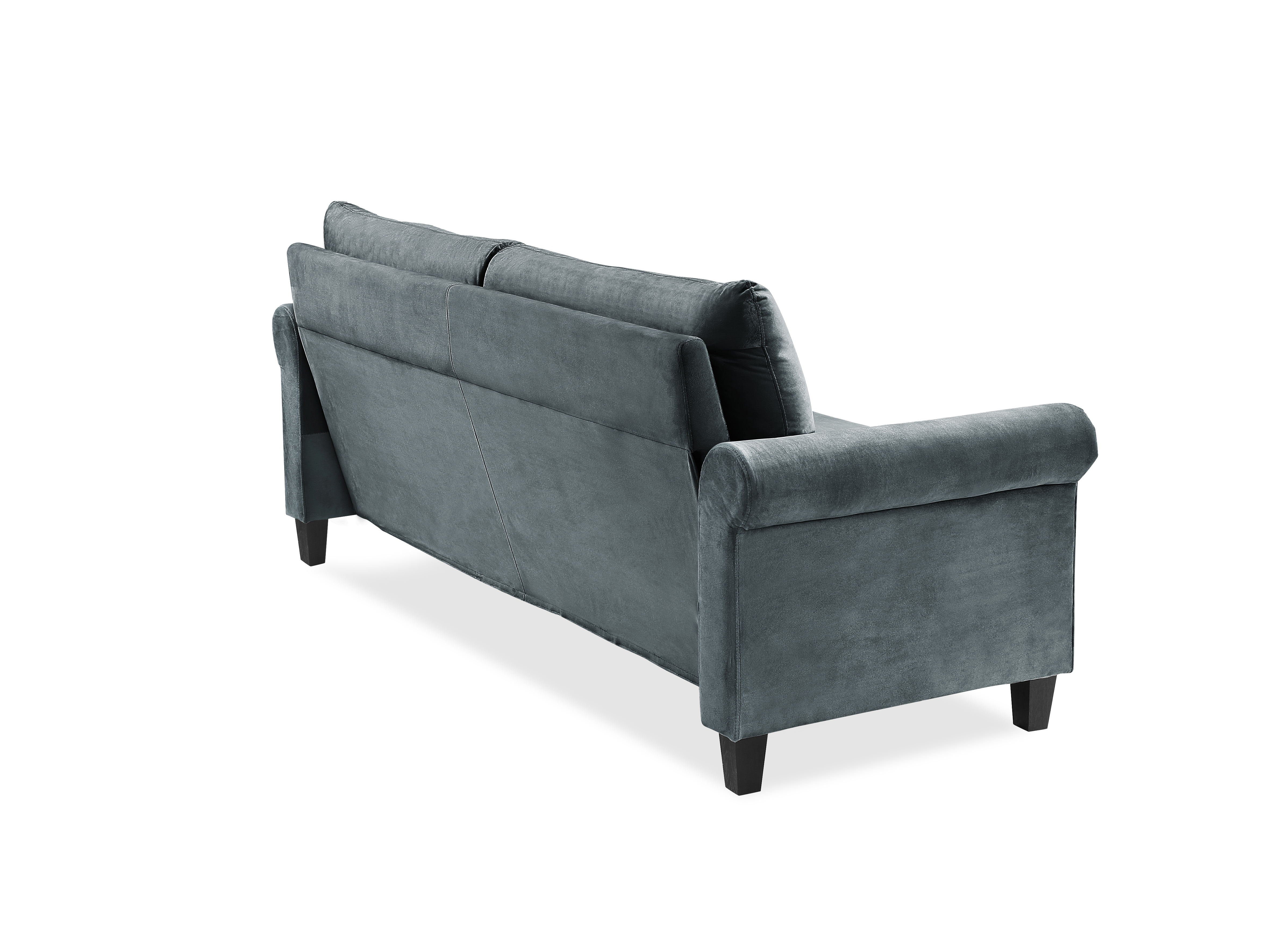 Lifestyle Solutions Fallon Rolled Arms Sofa, Gray Fabric - image 5 of 9