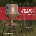 thumbnail image 3 of Boss Buck Gravity Fed Tripod Deer Corn & Protein Pellet Feeder (3 Pack), 3 of 10