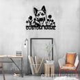 thumbnail image 2 of Craftnamesign Custom GSD German Shepherd Husky Mix Metal Wall Art LED Light, Custom Dog Name Sign, 2 of 5