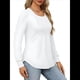 thumbnail image 1 of Blusas Tipo Túnica de Larga Abullonada para Mujer, con Cuello Redondo Plisado, Elegantes, Informales, Holgadas, para Invierno y . XXL, 1 of 6