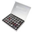 thumbnail image 3 of Caja de almacenamiento de uas, 35 compartimentos Estuche de almacenamiento de arte de uas, Contenedor de accesorios de manicura Demandas de almacenamiento Organizador de herramientas de arte de LHCER Descripción de la referencia, 3 of 8