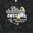 thumbnail image 4 of Inktastic Im Down Right Awesome Down Syndrome Awareness with Arrow Women's T-Shirt, 4 of 5
