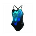 thumbnail image 1 of Dolfin Graphlite Swimsuit Thunder Cross Back Blue Size 28, 1 of 1