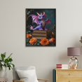 thumbnail image 4 of Paint by Numbers Kit for Adults, Purple Dragon Roses Books Fantasy Paint by Numbers, Easy Paint by Numbers Kit for Adults Beginner, DIY Adult Paint by Number Kits on Canvas, Home Decor, 4 of 7