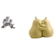 thumbnail image 1 of Figuras, estatua, adorno de mesa, escultura para sala de estar, oficina, armario, decoración, mesita de noche, soporte para libros con forma de pera,, 1 of 8