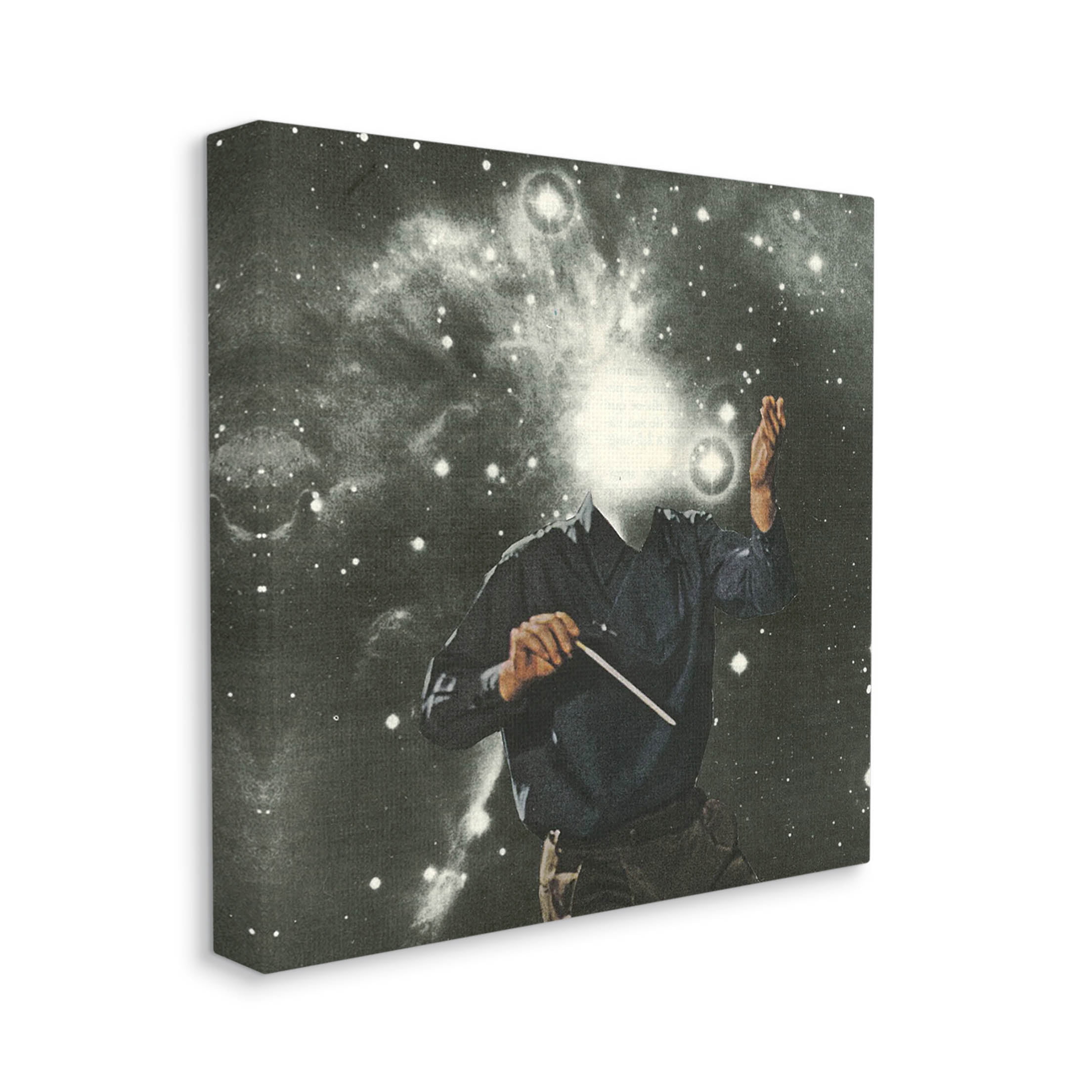 Stupell Industries Abstract Astral Composter Night Sky Graphic Art Gallery Wrapped Canvas Print Wall Art, Design by Matheus Lopes Castro