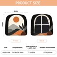 thumbnail image 3 of Boho Abstract Art Seat Covers for Dining Room Chairs Set Of 4,Stretch Printed Washable Chair Seat Cover with Elastic Ties and Button,Removable Waterproof Couch Cushion Covers, 3 of 6