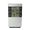 thumbnail image 1 of LCD Digital Temperature Humidity Thermometer Home Weather Forecast Alarm Perpetual Calendar Electrical Clock, 1 of 7