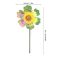 thumbnail image 3 of ’s Outdoor Decorative Windmill, Multicolor Plastic, 32x68 cm Handheld Spinning Garden Toy, 3 of 6