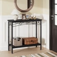 thumbnail image 2 of Small Console Table, 31.5" L x 11.8" W x 31.8" H Retro Sofa Table with Storage, 2 Tier Behind Couch Table for for Living Room, Entryway, Hallway, Foyer, 2 of 8