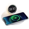 thumbnail image 4 of Descuentos Únicos, Cargador inalámbrico con alarma y reloj multifunción 3 en 1, lámpara de cielo, luz nocturna, cargador inalámbrico Akmoler, 4 of 9