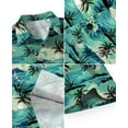 thumbnail image 5 of Aiyino Men's Hawaiian Shirt Short Sleeves Printed Button Down Summer Beach Dress Shirts, 5 of 7