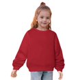 thumbnail image 3 of Bnwani Sweatshirt Girls Cotton Long Sleeve Sweatshirt Cute Plain Tops Pullover Size 7-8, 3 of 8
