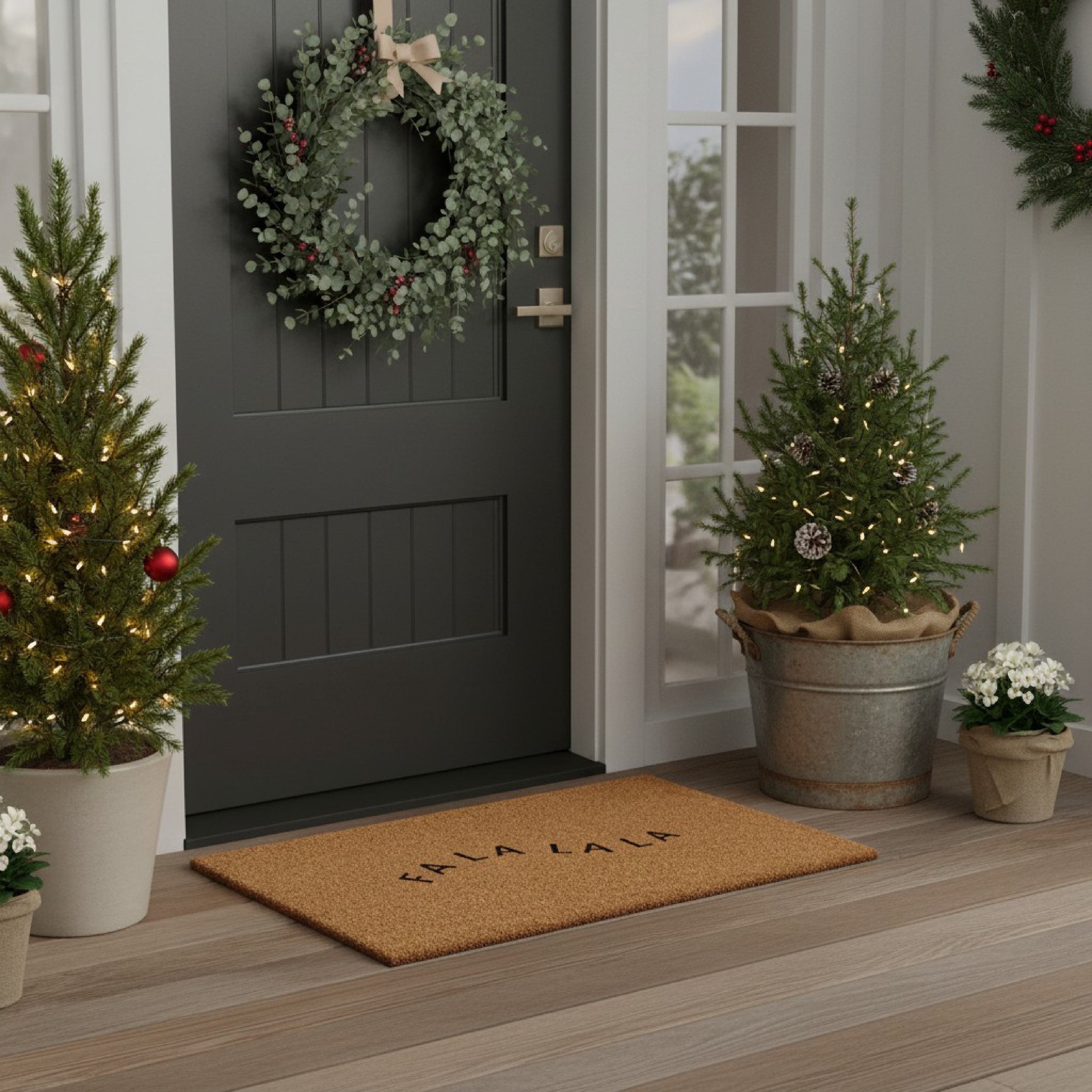 Calloway Mills 112001729 Whimsy Fa La La Doormat 17" x 29"