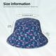 thumbnail image 3 of Fotbe Plants And Flamingos Sombrero Tipo Pescador con Estampado – Sombrero de Sol de Algodón de Moda para Playa, Golf, Pesca, 3 of 6