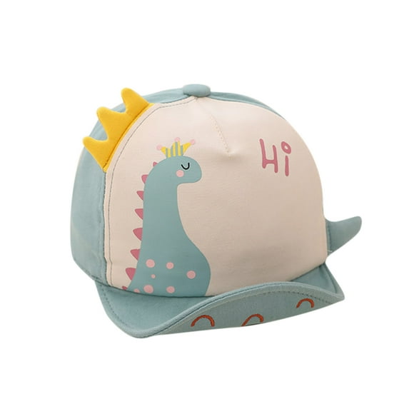 Ketyyh-chn99 Toddler Sun Hat 2024 Summer Fashion Cute Sunscreen Hat Cap Infant Boys Girls Breathable Soft Cap Spring Summer Sun Hat Cute Cartoon Printed Cap Baby Space (Green, One Size)