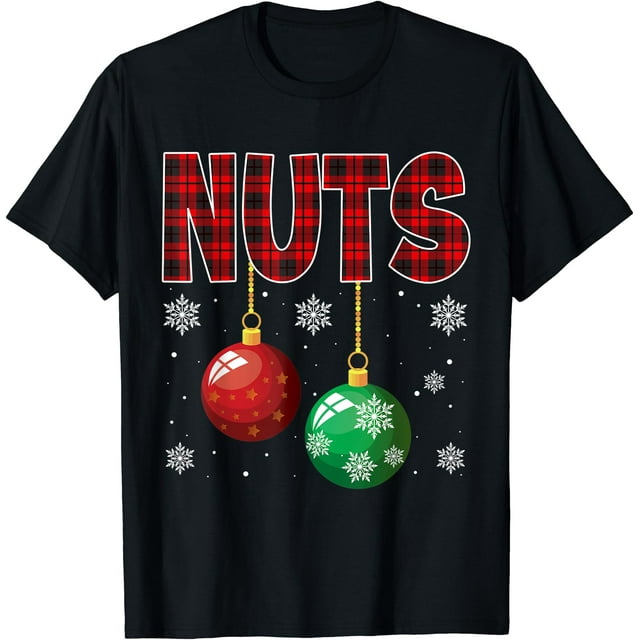 T-Shirt Assorti pour Chest Nuts Châtaignes Drôle Couples de Noël - comme sur l'Image - S