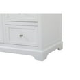 thumbnail image 4 of Elegant Decor Franklin 60" Aluminum MDF Single Bathroom Vanity in White, 4 of 15