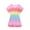Rainbow, variant on Girls Summer Swimsuits Cover-ups, 7-14 Teen Girl Beach Bikini Coverup Swimwear Wraps, Size 7-14 Years