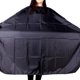 thumbnail image 1 of Fiudx Capa de Peluquero, Elegante Bata Negra de Barbero, Paño de Peluquería Fácil de Limpiar, Accesorio Versátil para Cortar El Pelo, Uso Doméstico En Salón, Tamaño Adulto 140 X 100 Cm, Protección Pe, 1 of 6