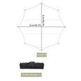 thumbnail image 4 of Protector Solar Para Toldo De Camping 5-8 personas Octagon Camping Toldo Protector solar Tienda de campaña impermeable (Verde), 4 of 8