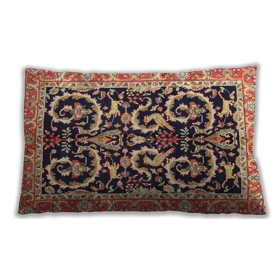 Ahgly Company Outdoor Rectangular Traditional Lumbar Throw Pillow, 13 inch by 19 inch