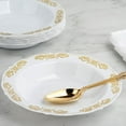 thumbnail image 6 of Balsa Circle 10 Pieces 12 oz White Plastic Bowls Gold Trim Disposable Event Tableware, 6 of 6