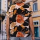 thumbnail image 5 of Camisas informales para mujer, camisa holgada con cuello en V a la moda, jersey pintado, Tops para mujer de oficina FLhrweasw Nuevo, 5 of 7