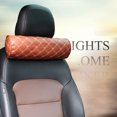 thumbnail image 4 of Almohada Soporte para El Cuello Del Coche Cojín Cintura Viscoelástica Transpirable Y Suave (marrón Oscuro), 4 of 9