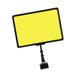 thumbnail image 5 of Etiquetas de precio y clip para letreros reutilizables y borrables para exhibiciones publicitarias. Papel amarillo, 5 of 9