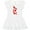 AA-White, variant on Inktastic Cardinal Cute Bird Watching Girls Baby Dress