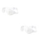 thumbnail image 4 of Eigraketly Gafas de natación para niños Gafas de natación con anillo de silicona profesional Blanco Blanco 2piezas Eigraketly CBP319025, 4 of 6