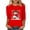 Red Tops Jsaierl, variant on Jsaierl Womens Christmas Shirts Plus Size Snowman Graphic Tees Stretch Petite Crewneck T-shirt 3/4 Sleeve Holiday Blouse Tops S-5XL